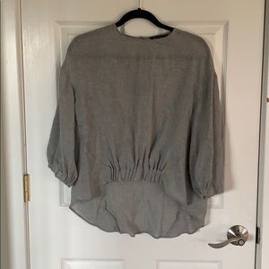 Zara Woman Top Gray XS